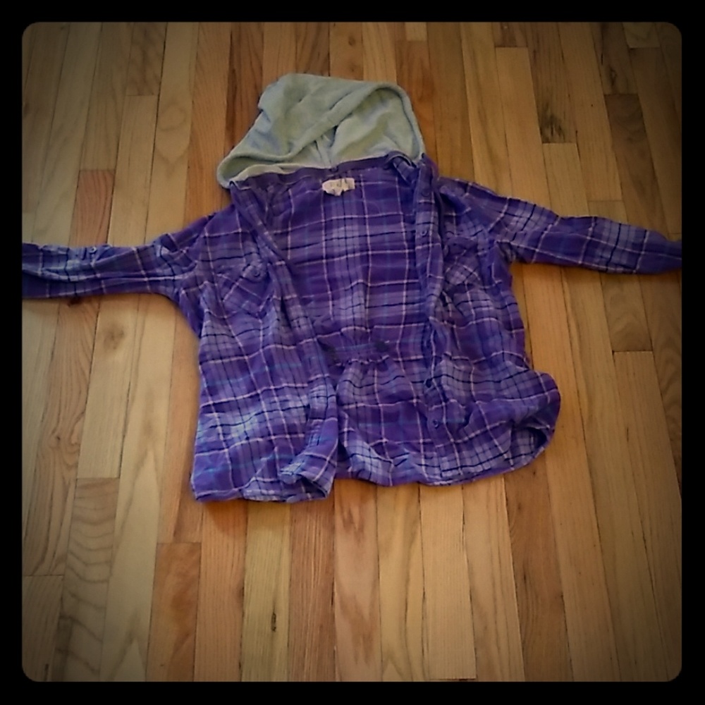 XL kids flannel jacket